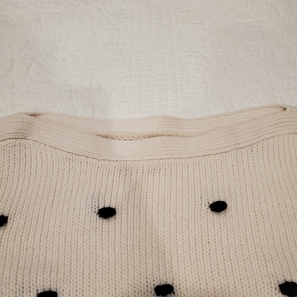 Loft cream and black bobble sweater large - Picture 4 of 8